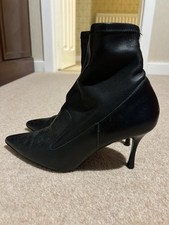 Topshop black leather for sale  BIRMINGHAM