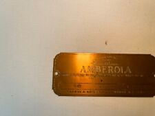 Edison amberola tag for sale  Columbia