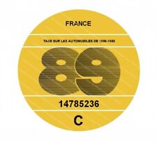 Vignette fiscale 1989 d'occasion  Paris I