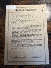 Kfz brief fahrzeugbrief gebraucht kaufen  Kall