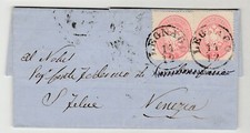 Storia postale 1863 usato  Lecco