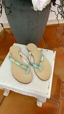 Versace tongs beige d'occasion  Saint-Tropez