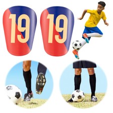 2pcs Football Shin Pads Shock Absorbing Soccer Miniature Shin Guards Lightweight comprar usado  Enviando para Brazil