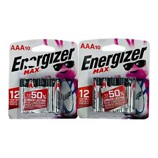 20 Pilas Energizer Max Pilas AAA Alcalinas Mejor por: 12/2035 - Paquetes Sellados, usado segunda mano  Embacar hacia Argentina