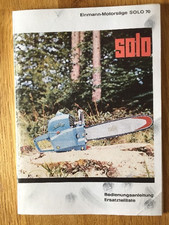 Solo motorsäge handbuch gebraucht kaufen  Deutschland