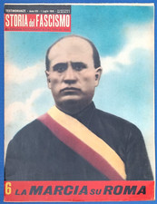 Mussolini marcia roma usato  Italia