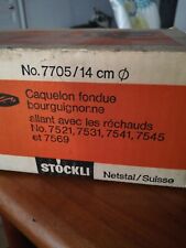 Caquelon fondue bourguignonne d'occasion  Chambéry