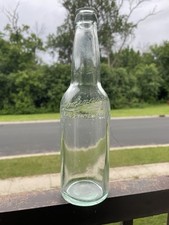 LEINENKUGEL CHIPPEWA FALLS WIS GARRAFA DE CERVEJA DE VIDRO TRANSPARENTE EM RELEVO Cerca de 1900 comprar usado  Enviando para Brazil