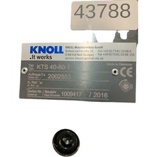 Knoll kts schraubenspindelpump gebraucht kaufen  Siek