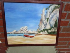 ölgemälde steilküste strand gebraucht kaufen  Pansdorf