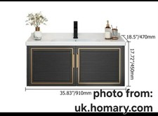 910mm black floating for sale  ROMFORD