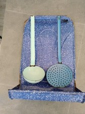 Vintage blue enamel for sale  PRESTON