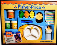 COMPLETO DE COLECCIÓN Fisher Price Diversión con Comida Comida para Bebé ~ Biberón Cuchara Comida segunda mano  Embacar hacia Mexico