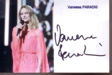 Vanessa paradis autographe d'occasion  Niort