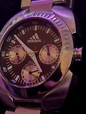 Usado, Relógio cronógrafo masculino Adidas aço inoxidável mostrador branco comprar usado  Enviando para Brazil