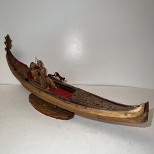 Decoração de mesa de barco artesanal de madeira Venezia Gandola comprar usado  Enviando para Brazil