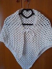 Scialle lana bianco usato  Ercolano
