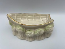 Vintage belleek boat. for sale  BALLYMENA