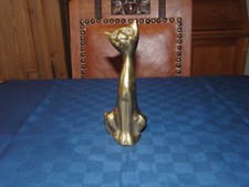 Messing figur katze gebraucht kaufen  Stapel