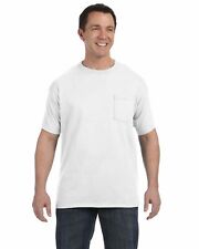 Camiseta masculina 100% algodão bolso frontal branca ComfortSoft - Tamanho: XL comprar usado  Enviando para Brazil