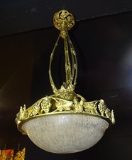 Lustre signé daum d'occasion  Roujan