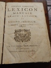 Cornelii schrevelii lexicon usato  Cherasco
