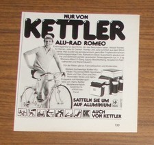 Seltene werbung kettler gebraucht kaufen  Legden