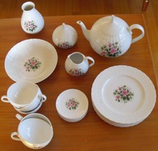 Teeservice rosenmotiv hutschen gebraucht kaufen  Hebertsfelden