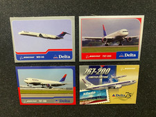 Tarjetas coleccionables de aviones Delta Air Lines # 2, 6, 8, 18 segunda mano  Embacar hacia Mexico