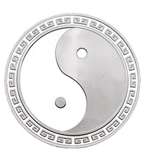 Münze ying yang gebraucht kaufen  Waldmünchen
