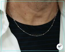 Collana catena acciaio usato  Napoli