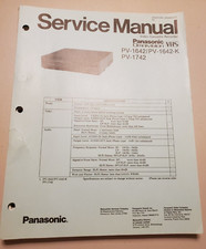 Manual de serviço Panasonic VHS PV-1642 PV-1642-K PV-1742 lista de peças esquemáticas comprar usado  Enviando para Brazil