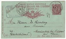 1889 regno cartolina usato  Motta Visconti