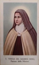 Calendarietto santino santa usato  Ordona