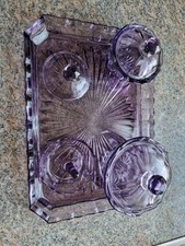 Vintage glass dresser for sale  TORQUAY