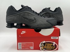 Nike Shox R4 Triple Black 2025 Rozmiar 11 Autentyczne trampki Biegacz Używane Low OG  na sprzedaż  Wysyłka do Poland