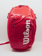 Mochila de tênis Wilson vermelha/branca, usado comprar usado  Enviando para Brazil