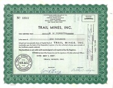 Trail mines inc. d'occasion  Expédié en Belgium