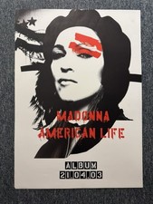 RARE VINTAGE 60X42 BILLBOARD/RECORD STORE POSTER - MADONNA AMERICAN LIFE (2003) comprar usado  Enviando para Brazil