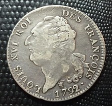 Ecu livres 1792 d'occasion  Saint-Pantaléon-de-Larche