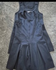 girls navy pinafore for sale  GLASGOW