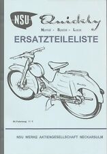 Ersatzteileliste nsu quickly gebraucht kaufen  Freiamt
