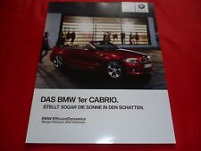 BMW 1er E88 Cabrio 118i 120i 125i 135i 118d 120d 123d Prospekt Brochure von 2012 comprar usado  Enviando para Brazil