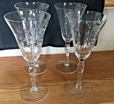 Vintage etched chrystal for sale  Norway