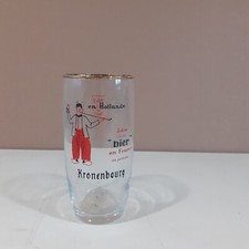 Verre biere kronenbourg d'occasion  Illkirch-Graffenstaden