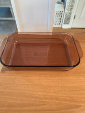 Caçarola Pyrex Cranberry 233-R assadeira panela de vidro 13x9x2 3 qt 3L comprar usado  Enviando para Brazil