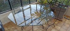Table octogonale verre d'occasion  Villeparisis