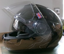 Schuberth C4 Pro Magnitudo Flip Kask przedni Średni czarno-brązowy na sprzedaż  Wysyłka do Poland