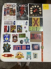 Lembranças do Pearl Jam (gravações, adesivos, canetas, cartões comerciais, etc.), usado comprar usado  Enviando para Brazil