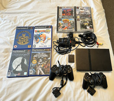 Playstation slim black for sale  RHYL